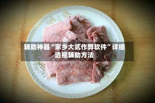 辅助神器“家乡大贰作弊软件	”详细透视辅助方法-第3张图片