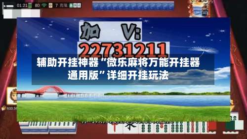 辅助开挂神器“微乐麻将万能开挂器通用版	”详细开挂玩法-第1张图片