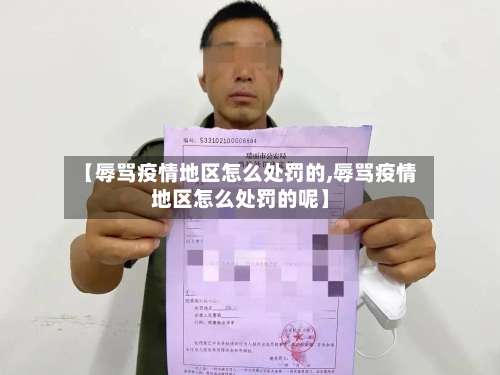 【辱骂疫情地区怎么处罚的,辱骂疫情地区怎么处罚的呢】-第3张图片