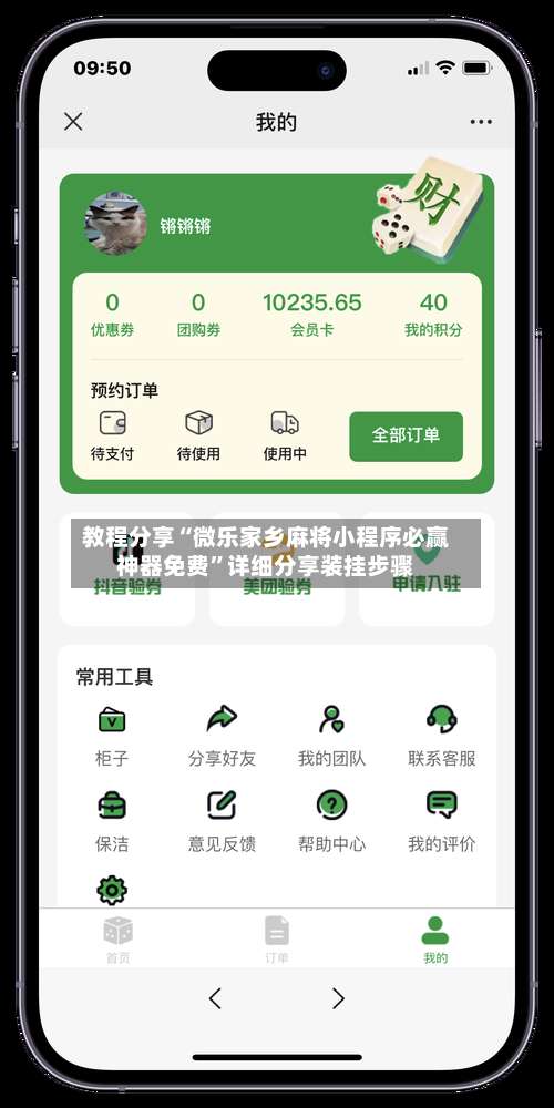 教程分享“微乐家乡麻将小程序必赢神器免费”详细分享装挂步骤-第3张图片