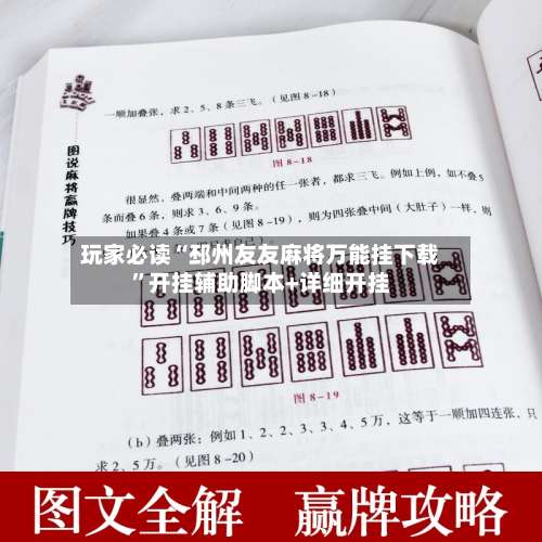 玩家必读“邳州友友麻将万能挂下载	”开挂辅助脚本+详细开挂-第2张图片