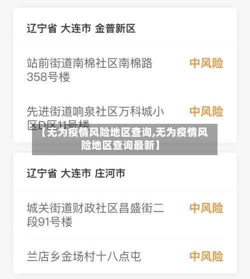 【无为疫情风险地区查询,无为疫情风险地区查询最新】-第3张图片
