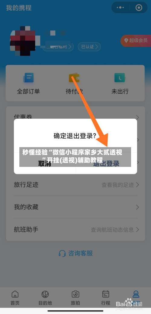秒懂经验“微信小程序家乡大贰透视”开挂(透视)辅助教程-第2张图片