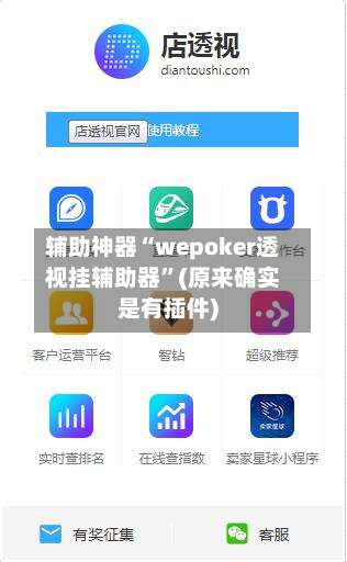 辅助神器“wepoker透视挂辅助器”(原来确实是有插件)-第3张图片