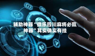 辅助神器“微乐四川麻将必赢神器	”其实确实有挂-第3张图片