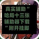 真实辅助“哈局十三张辅助器下载”附开挂脚本详细步骤-第2张图片