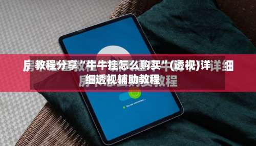 教程分享“牛牛挂怎么购买”(透视)详细透视辅助教程-第1张图片