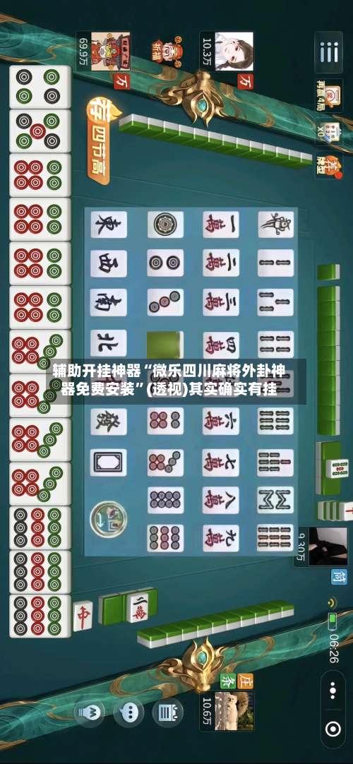 辅助开挂神器“微乐四川麻将外卦神器免费安装”(透视)其实确实有挂-第1张图片