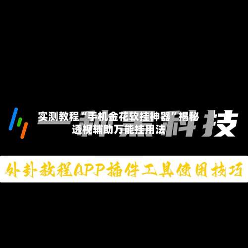 实测教程“手机金花软挂神器”揭秘透视辅助万能挂用法-第2张图片