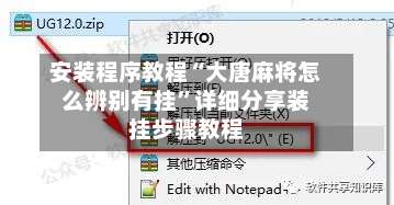 安装程序教程“大唐麻将怎么辨别有挂	”详细分享装挂步骤教程-第2张图片