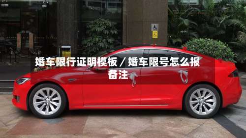 婚车限行证明模板／婚车限号怎么报备注-第3张图片