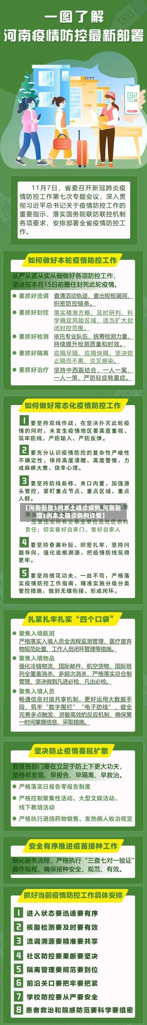 【河南新增3例本土确诊病例,河南新增3例本土确诊病例详情】-第1张图片