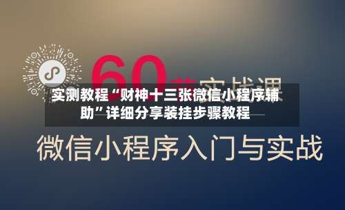 实测教程“财神十三张微信小程序辅助”详细分享装挂步骤教程-第2张图片