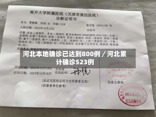 河北本地确诊已达到800例／河北累计确诊523例-第1张图片