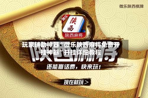 玩家辅助神器“微乐陕西麻将免费开挂神器	”开挂详细教程-第2张图片