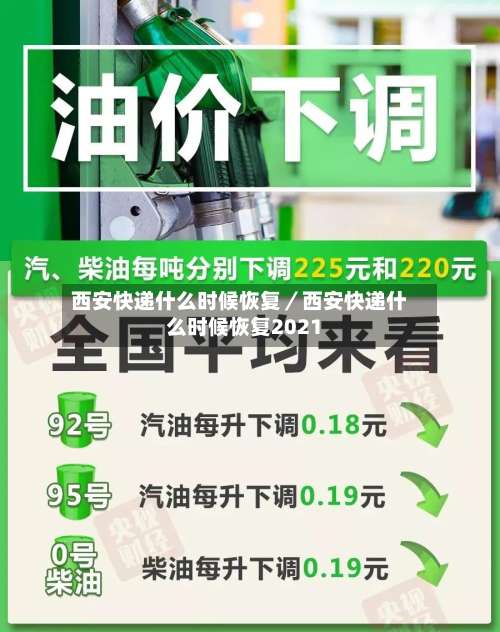 西安快递什么时候恢复／西安快递什么时候恢复2021-第1张图片