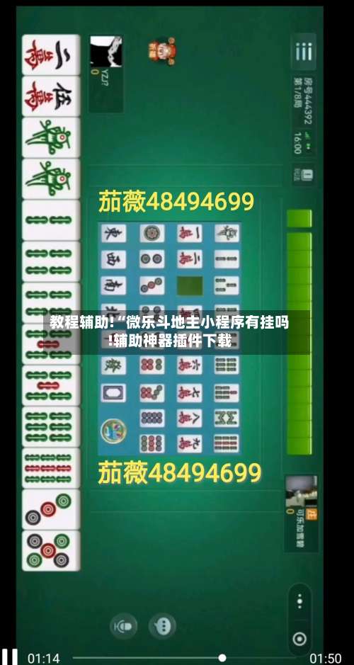 教程辅助!“微乐斗地主小程序有挂吗!辅助神器插件下载-第1张图片
