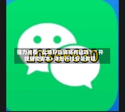 强力推荐“盐城好运麻将有挂吗？”开挂辅助脚本+详细开挂安装教程-第1张图片