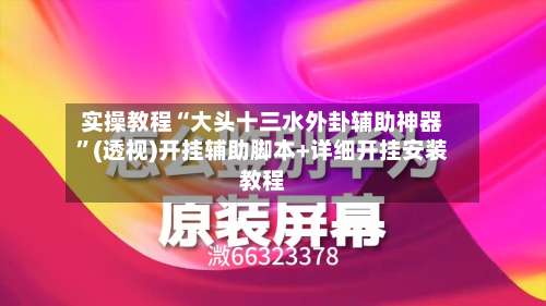 实操教程“大头十三水外卦辅助神器	”(透视)开挂辅助脚本+详细开挂安装教程-第1张图片