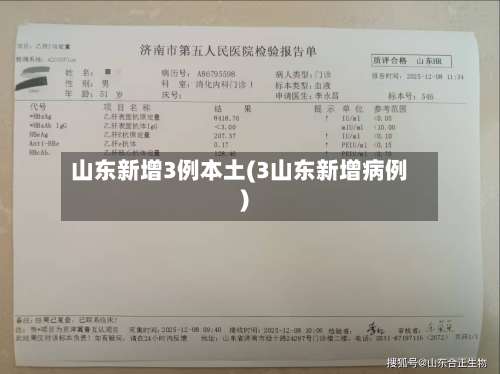 山东新增3例本土(3山东新增病例)-第1张图片