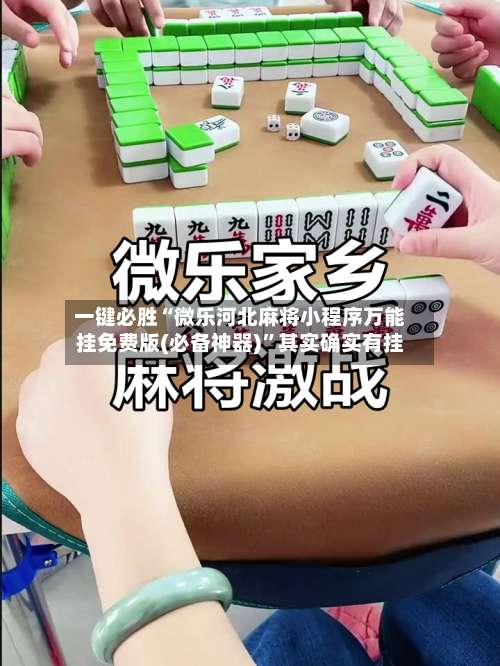一键必胜“微乐河北麻将小程序万能挂免费版(必备神器)”其实确实有挂-第3张图片