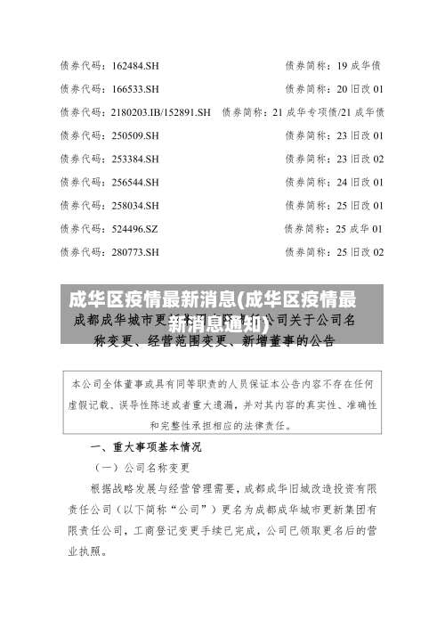 成华区疫情最新消息(成华区疫情最新消息通知)-第1张图片