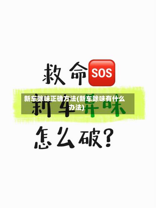 新车除味正确方法(新车除味有什么办法)-第2张图片