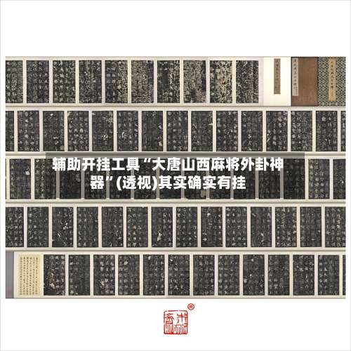 辅助开挂工具“大唐山西麻将外卦神器”(透视)其实确实有挂-第1张图片