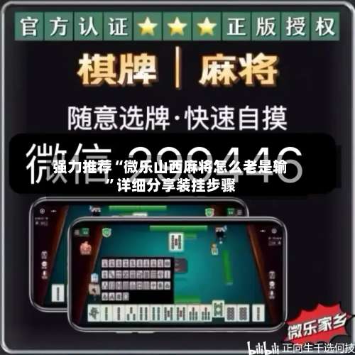 强力推荐“微乐山西麻将怎么老是输”详细分享装挂步骤-第2张图片