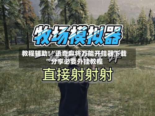 教程辅助!“迅奇麻将万能开挂器下载”分享必要外挂教程-第3张图片