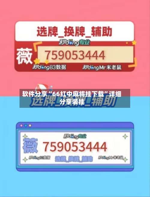 软件分享“66红中麻将挂下载”详细分享装挂-第2张图片