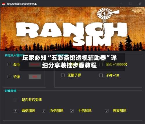 玩家必知“五彩茶馆透视辅助器”详细分享装挂步骤教程-第2张图片