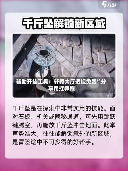 辅助开挂工具：轩辕大厅透视免费”分享用挂教程-第2张图片