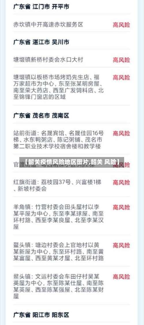【韶关疫情风险地区图片,韶关 风险】-第2张图片