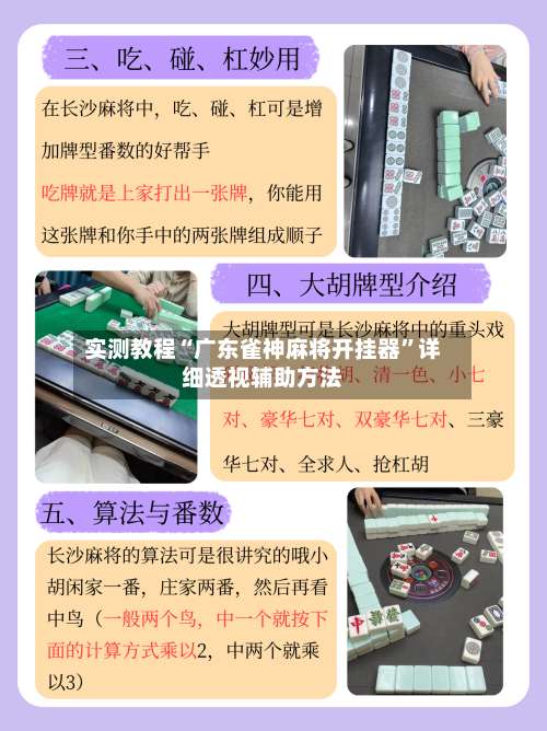 实测教程“广东雀神麻将开挂器”详细透视辅助方法-第1张图片