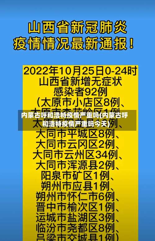 内蒙古呼和浩特疫情严重吗(内蒙古呼和浩特疫情严重吗今天)-第2张图片