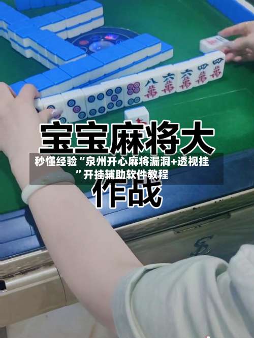 秒懂经验“泉州开心麻将漏洞+透视挂”开挂辅助软件教程-第2张图片