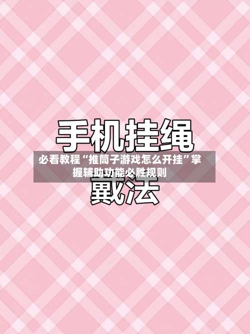 必看教程“推筒子游戏怎么开挂”掌握辅助功能必胜规则-第3张图片