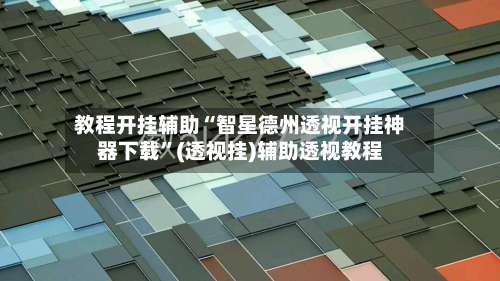 教程开挂辅助“智星德州透视开挂神器下载”(透视挂)辅助透视教程-第2张图片