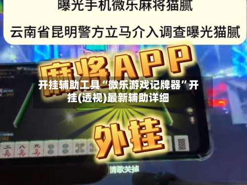 开挂辅助工具“微乐游戏记牌器	”开挂(透视)最新辅助详细-第1张图片