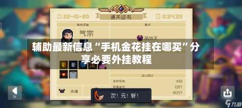 辅助最新信息“手机金花挂在哪买”分享必要外挂教程-第2张图片