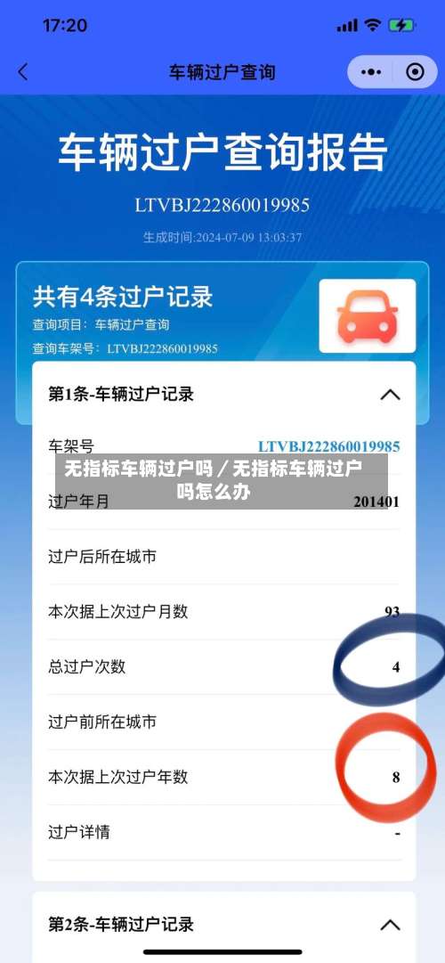 无指标车辆过户吗／无指标车辆过户吗怎么办-第1张图片