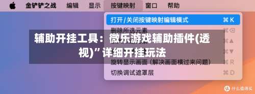 辅助开挂工具：微乐游戏辅助插件(透视)”详细开挂玩法-第1张图片