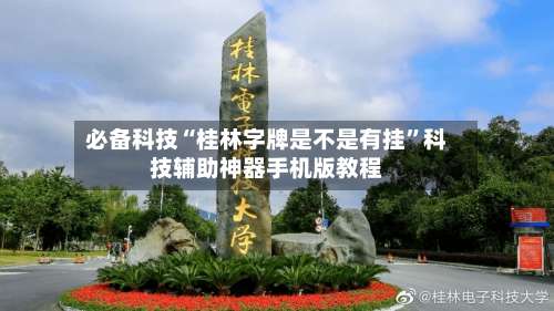 必备科技“桂林字牌是不是有挂”科技辅助神器手机版教程-第1张图片