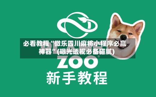 必看教程“微乐四川麻将小程序必赢神器”(曝光透视必备猫腻)-第2张图片