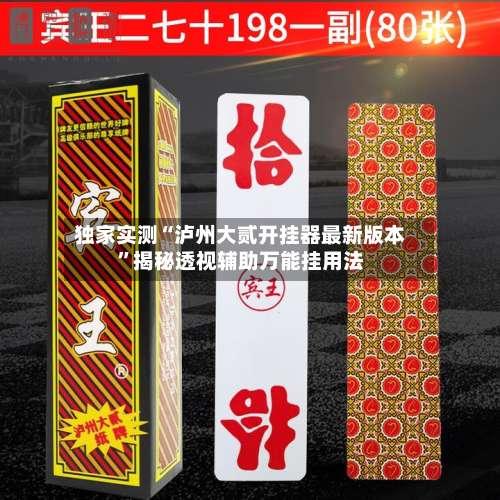 独家实测“泸州大贰开挂器最新版本”揭秘透视辅助万能挂用法-第3张图片