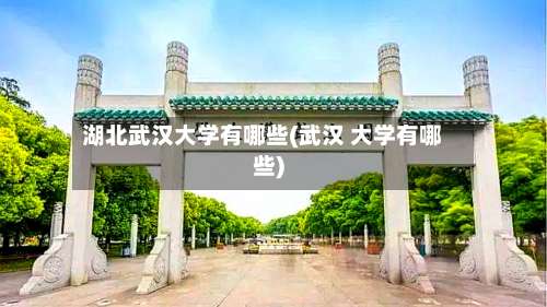 湖北武汉大学有哪些(武汉 大学有哪些)-第3张图片