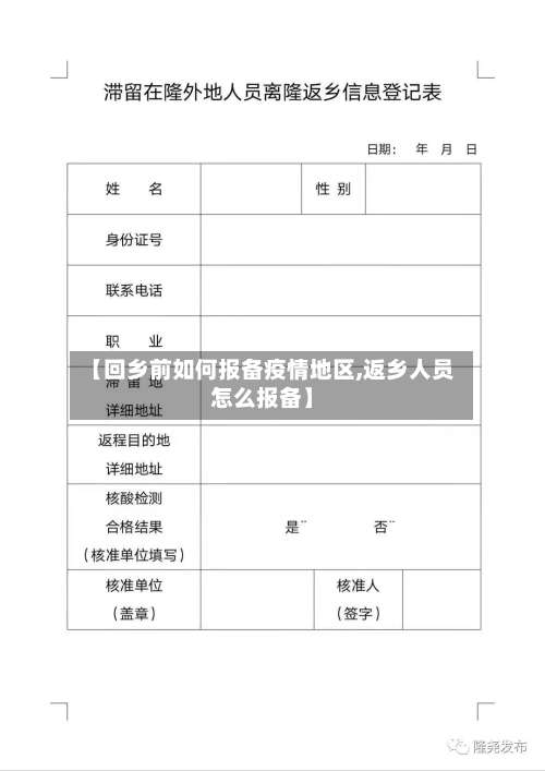 【回乡前如何报备疫情地区,返乡人员怎么报备】-第2张图片