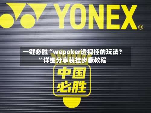 一键必胜“wepoker透视挂的玩法？”详细分享装挂步骤教程-第2张图片