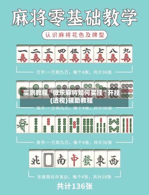 实测教程“微乐麻将如何买挂”开挂(透视)辅助教程-第1张图片